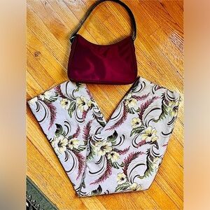 EUC Oscar by Oscar de la Renta floral pants 6 (LM)